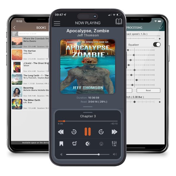 Download fo free audiobook Apocalypse, Zombie by Jeff Thomson and listen anywhere on your iOS devices in the ListenBook app.