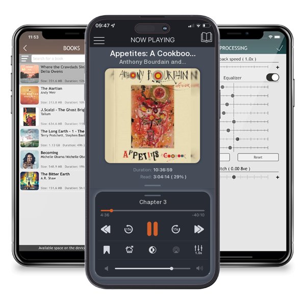 Download fo free audiobook Appetites: A Cookbook by Anthony Bourdain and Laurie Woolever and listen anywhere on your iOS devices in the ListenBook app.