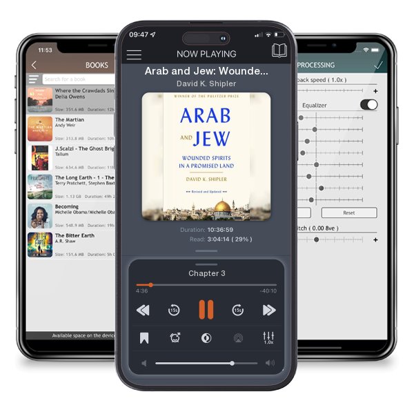 Download fo free audiobook Arab and Jew: Wounded Spirits in a Promised Land by David K. Shipler and listen anywhere on your iOS devices in the ListenBook app.