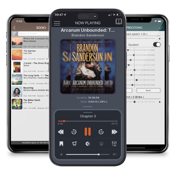 Download fo free audiobook Arcanum Unbounded: The Cosmere Collection by Brandon Sanderson and listen anywhere on your iOS devices in the ListenBook app.