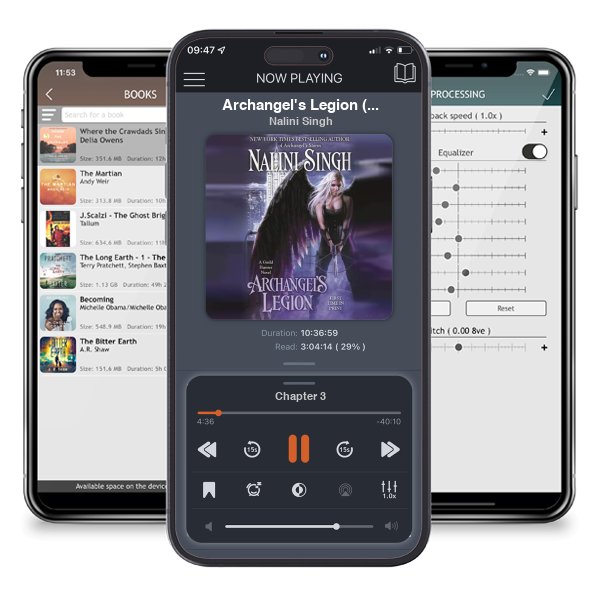 Download fo free audiobook Archangel\'s Legion (Guild Hunter, #6) by Nalini Singh and listen anywhere on your iOS devices in the ListenBook app.