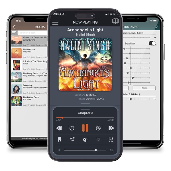 Download fo free audiobook Archangel’s Light by Nalini Singh and listen anywhere on your iOS devices in the ListenBook app.