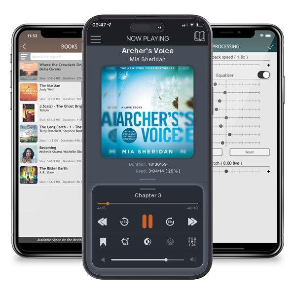 Download fo free audiobook Archer's Voice by Mia Sheridan and listen anywhere on your iOS devices in the ListenBook app.
