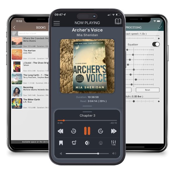 Download fo free audiobook Archer's Voice by Mia Sheridan and listen anywhere on your iOS devices in the ListenBook app.