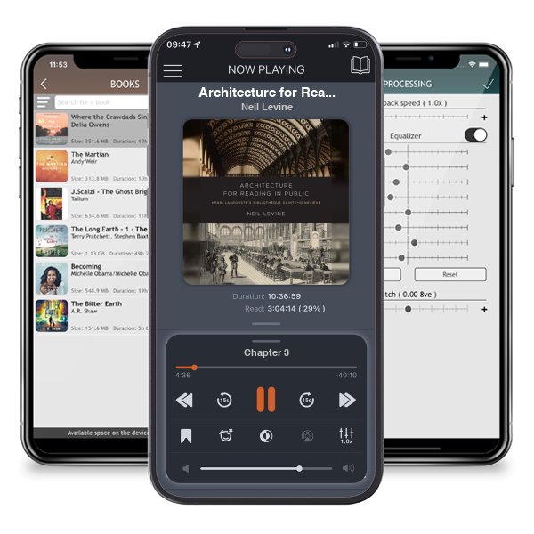 Download fo free audiobook Architecture for Reading in Public: Henri Labrouste\'s Bibliotheque Sainte-Genevieve by Neil Levine and listen anywhere on your iOS devices in the ListenBook app.