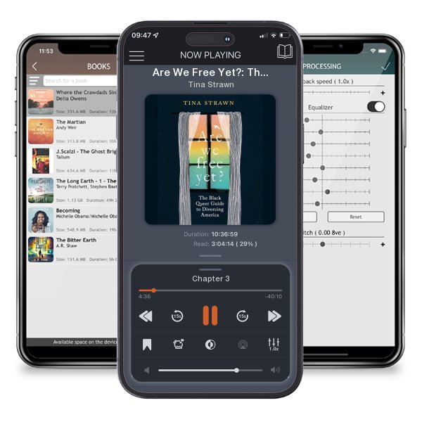 Download fo free audiobook Are We Free Yet?: The Black Queer Guide to Divorcing America by Tina Strawn and listen anywhere on your iOS devices in the ListenBook app.
