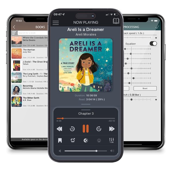 Download fo free audiobook Areli Is a Dreamer by Areli Morales and listen anywhere on your iOS devices in the ListenBook app.