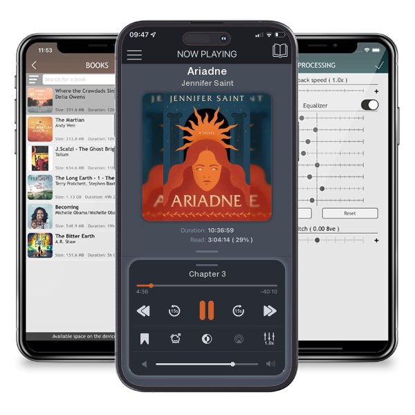 Download fo free audiobook Ariadne by Jennifer Saint and listen anywhere on your iOS devices in the ListenBook app.