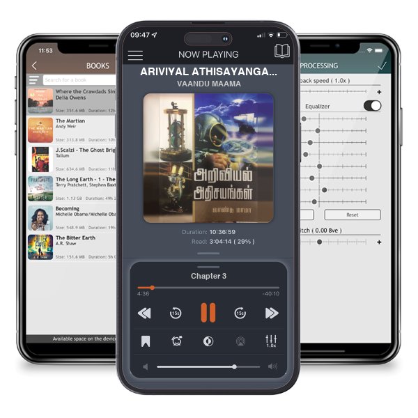 Download fo free audiobook ARIVIYAL ATHISAYANGAL by VAANDU MAAMA and listen anywhere on your iOS devices in the ListenBook app.