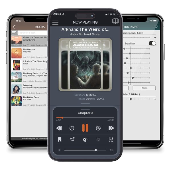 Download fo free audiobook Arkham: The Weird of Hali by John Michael Greer and listen anywhere on your iOS devices in the ListenBook app.