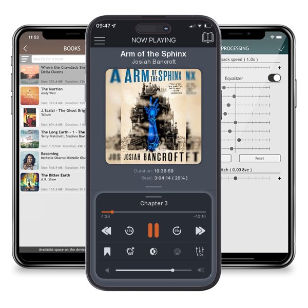 Download fo free audiobook Arm of the Sphinx by Josiah Bancroft and listen anywhere on your iOS devices in the ListenBook app.