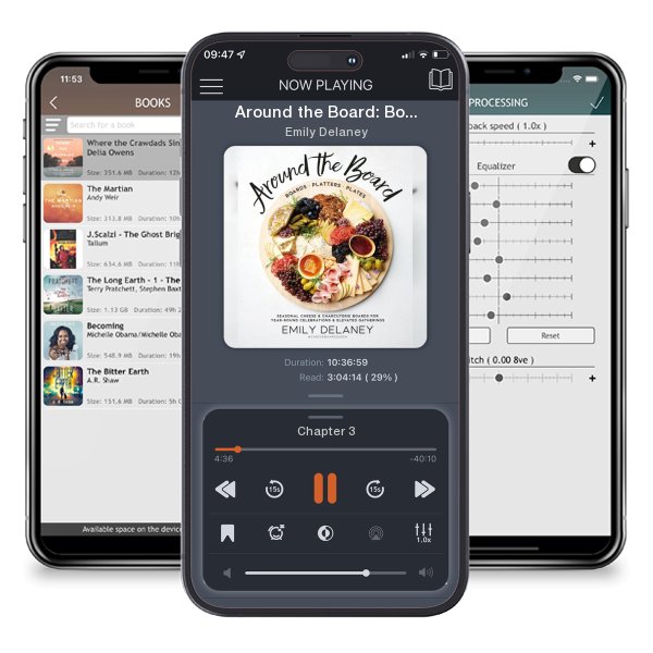 Download fo free audiobook Around the Board: Boards, Platters, and Plates: Seasonal... by Emily Delaney and listen anywhere on your iOS devices in the ListenBook app.