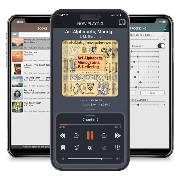 Download fo free audiobook Art Alphabets, Monograms, and Lettering by J. M. Bergling and listen anywhere on your iOS devices in the ListenBook app.