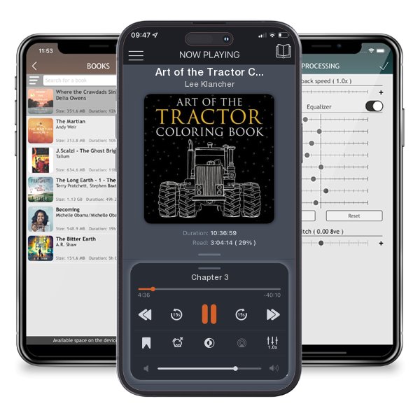 Download fo free audiobook Art of the Tractor Coloring Book by Lee Klancher and listen anywhere on your iOS devices in the ListenBook app.