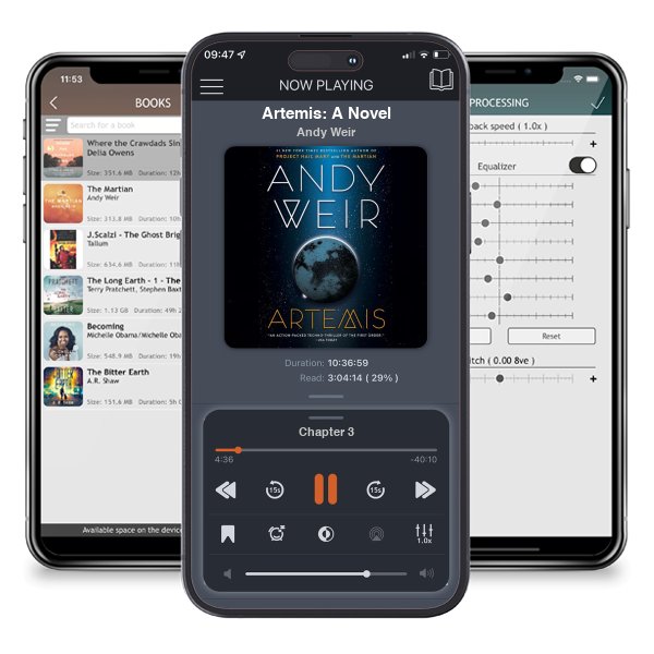 Download fo free audiobook Artemis: A Novel by Andy Weir and listen anywhere on your iOS devices in the ListenBook app.