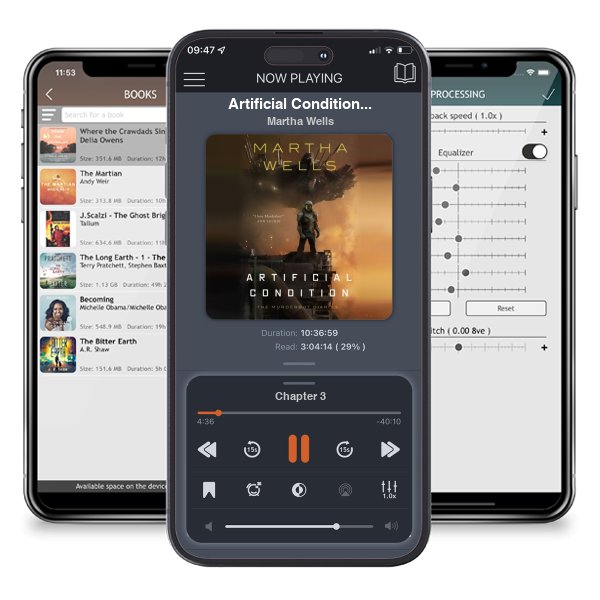 Download fo free audiobook Artificial Condition (The Murderbot Diaries, #2) by Martha Wells and listen anywhere on your iOS devices in the ListenBook app.