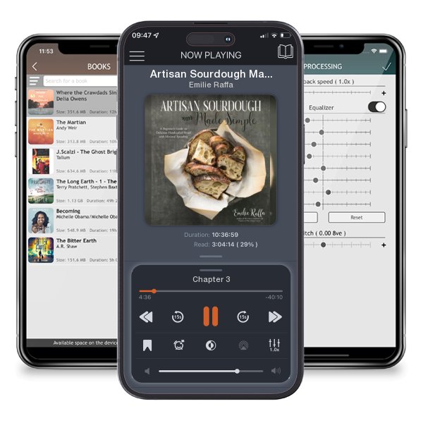 Download fo free audiobook Artisan Sourdough Made Simple: A Beginner's Guide to... by Emilie Raffa and listen anywhere on your iOS devices in the ListenBook app.