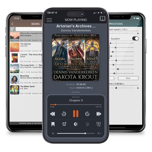 Download fo free audiobook Artorian's Archives Omnibus: Books 1-3 in a Divine Dungeon Series by Dennis Vanderkerken and listen anywhere on your iOS devices in the ListenBook app.