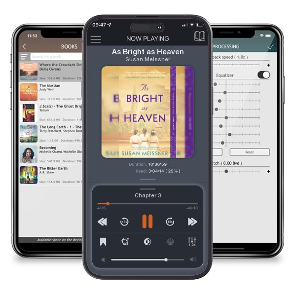 Download fo free audiobook As Bright as Heaven by Susan Meissner and listen anywhere on your iOS devices in the ListenBook app.