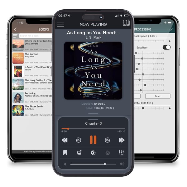 Download fo free audiobook As Long as You Need: Permission to Grieve by J. S. Park and listen anywhere on your iOS devices in the ListenBook app.