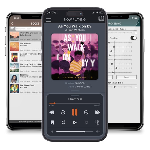 Download fo free audiobook As You Walk on by by Julian Winters and listen anywhere on your iOS devices in the ListenBook app.