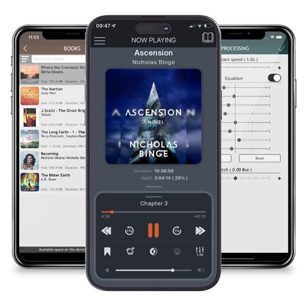 Download fo free audiobook Ascension by Nicholas Binge and listen anywhere on your iOS devices in the ListenBook app.