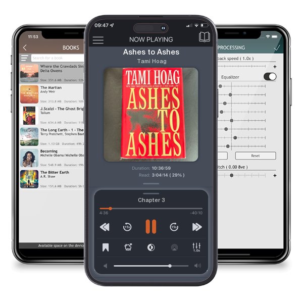 Download fo free audiobook Ashes to Ashes by Tami Hoag and listen anywhere on your iOS devices in the ListenBook app.