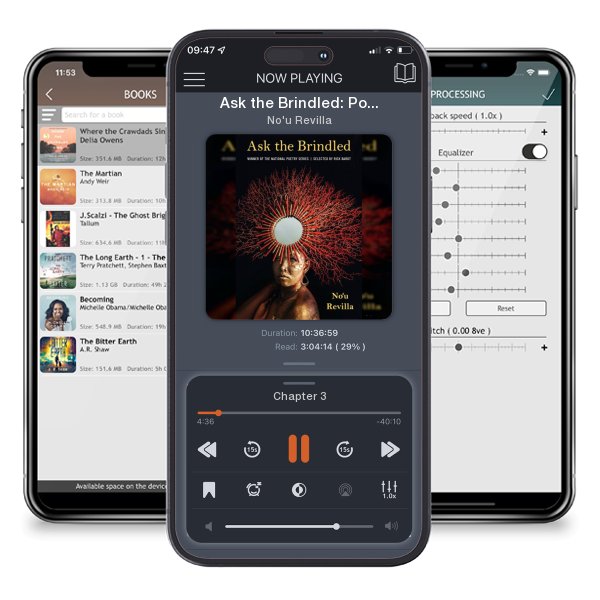 Download fo free audiobook Ask the Brindled: Poems by No'u Revilla and listen anywhere on your iOS devices in the ListenBook app.