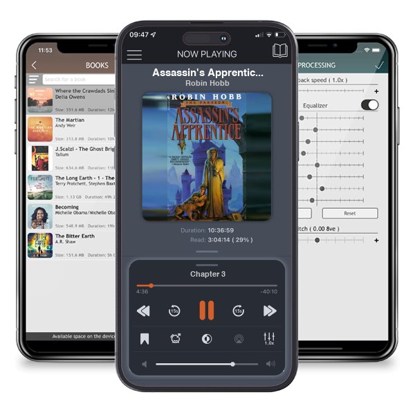 Download fo free audiobook Assassin\'s Apprentice (Farseer Trilogy, #1) by Robin Hobb and listen anywhere on your iOS devices in the ListenBook app.