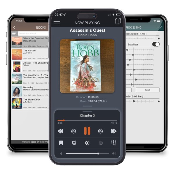 Download fo free audiobook Assassin's Quest by Robin Hobb and listen anywhere on your iOS devices in the ListenBook app.