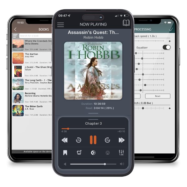Download fo free audiobook Assassin's Quest: The Farseer Trilogy Book 3 by Robin Hobb and listen anywhere on your iOS devices in the ListenBook app.