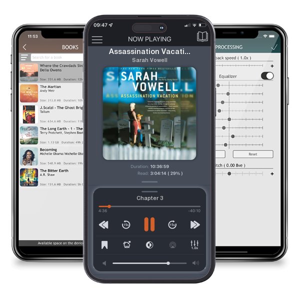 Download fo free audiobook Assassination Vacation by Sarah Vowell and listen anywhere on your iOS devices in the ListenBook app.