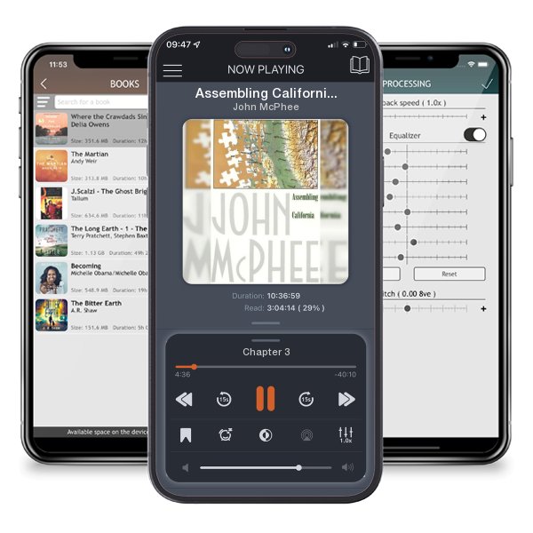 Download fo free audiobook Assembling California by John McPhee and listen anywhere on your iOS devices in the ListenBook app.