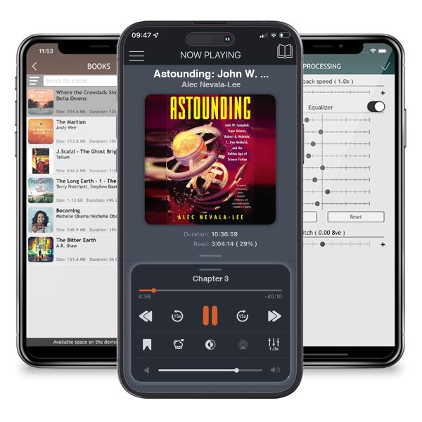 Download fo free audiobook Astounding: John W. Campbell, Isaac Asimov, Robert A. Heinlein, L. Ron Hubbard, and the Golden Age of Science Fiction by Alec Nevala-Lee and listen anywhere on your iOS devices in the ListenBook app.