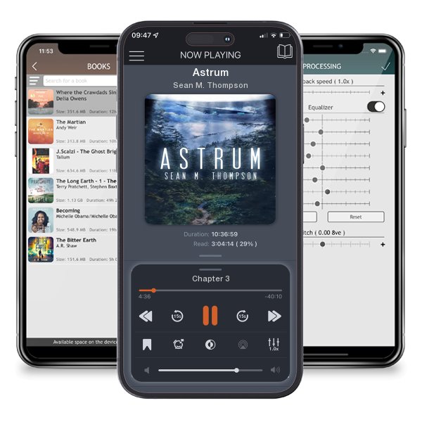 Download fo free audiobook Astrum by Sean M. Thompson and listen anywhere on your iOS devices in the ListenBook app.