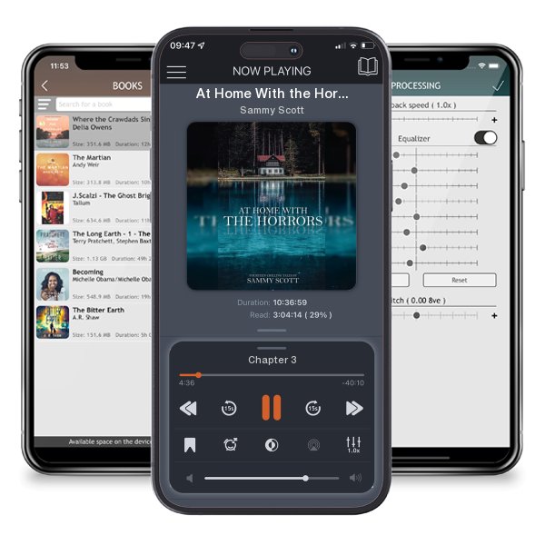 Download fo free audiobook At Home With the Horrors: 14 Tales by Sammy Scott and listen anywhere on your iOS devices in the ListenBook app.