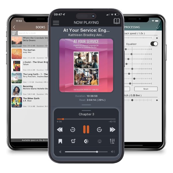 Download fo free audiobook At Your Service: English as a Second Language for Success in Customer Service by Kathleen Bradley Amidei and listen anywhere on your iOS devices in the ListenBook app.