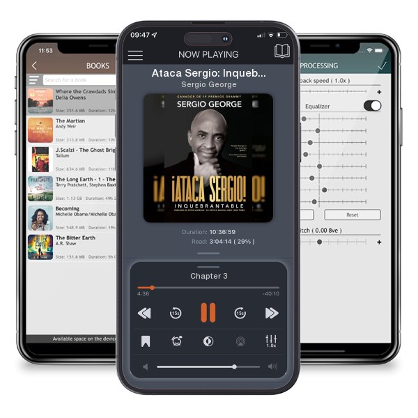 Download fo free audiobook Ataca Sergio: Inquebrantable by Sergio George and listen anywhere on your iOS devices in the ListenBook app.