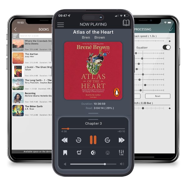 Download fo free audiobook Atlas of the Heart by Brené Brown and listen anywhere on your iOS devices in the ListenBook app.