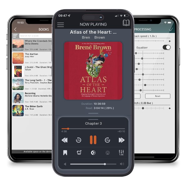 Download fo free audiobook Atlas of the Heart: Mapping Meaningful Connection and the... by Brené Brown and listen anywhere on your iOS devices in the ListenBook app.