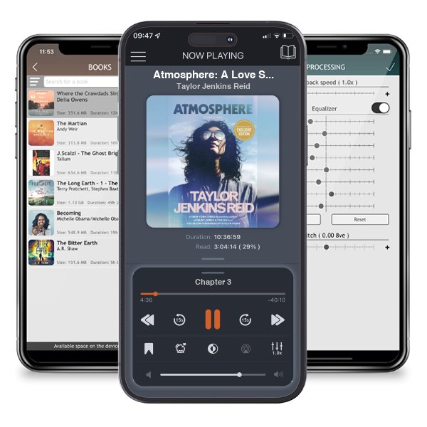 Download fo free audiobook Atmosphere: A Love Story (B&N Exclusive Edition) by Taylor Jenkins Reid and listen anywhere on your iOS devices in the ListenBook app.