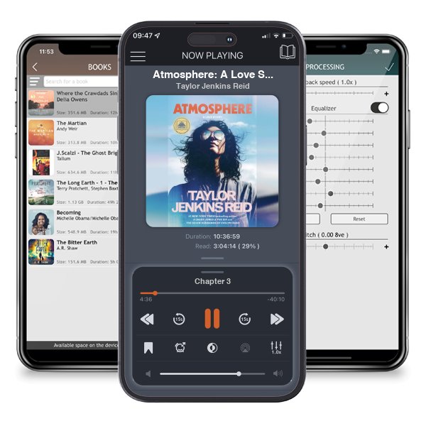 Download fo free audiobook Atmosphere: A Love Story (GMA Book Club Pick) by Taylor Jenkins Reid and listen anywhere on your iOS devices in the ListenBook app.