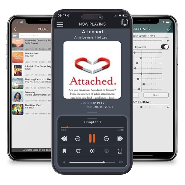 Download fo free audiobook Attached by Amir Levine, Hel Levine and listen anywhere on your iOS devices in the ListenBook app.