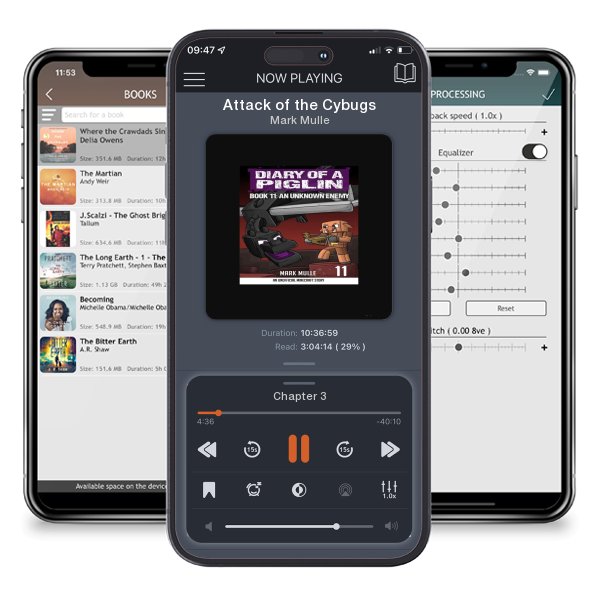 Download fo free audiobook Attack of the Cybugs by Mark Mulle and listen anywhere on your iOS devices in the ListenBook app.