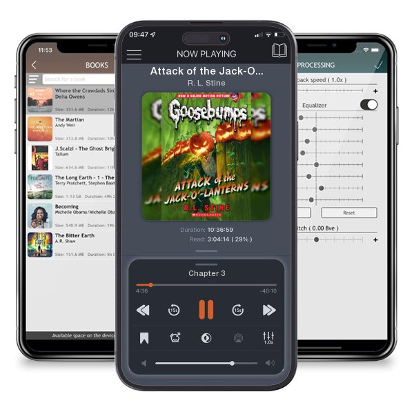 Download fo free audiobook Attack of the Jack-O'-Lanterns (Classic Goosebumps #36) by R. L. Stine and listen anywhere on your iOS devices in the ListenBook app.