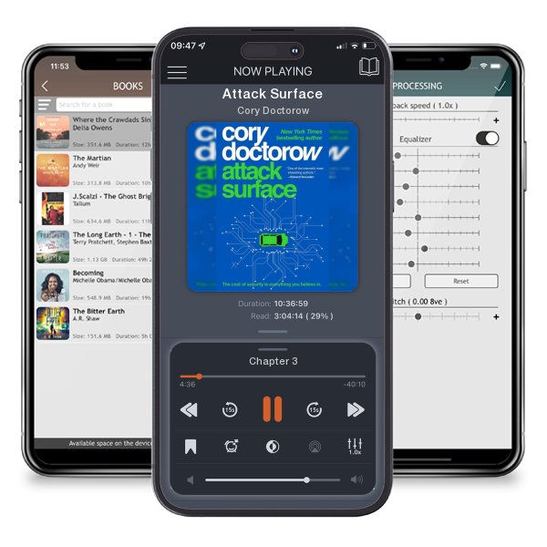 Download fo free audiobook Attack Surface by Cory Doctorow and listen anywhere on your iOS devices in the ListenBook app.