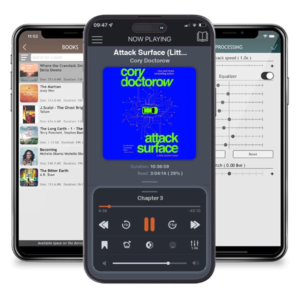Download fo free audiobook Attack Surface (Little Brother, #3) by Cory Doctorow and listen anywhere on your iOS devices in the ListenBook app.