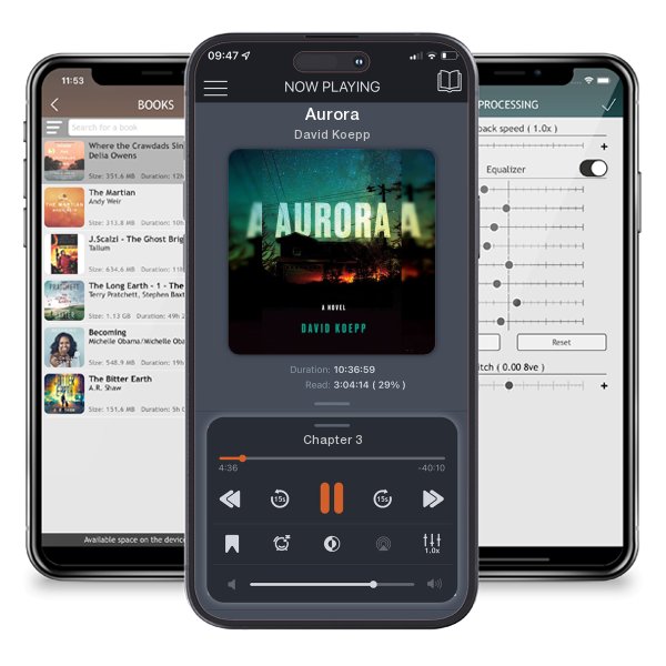 Download fo free audiobook Aurora by David Koepp and listen anywhere on your iOS devices in the ListenBook app.