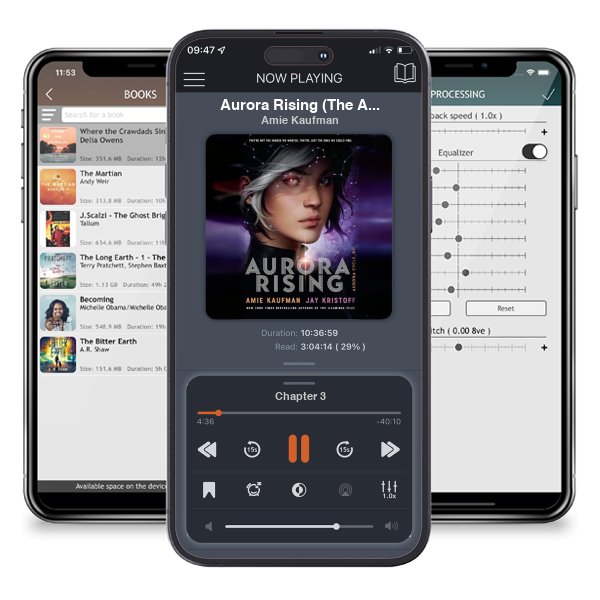 Download fo free audiobook Aurora Rising (The Aurora Cycle, #1) by Amie Kaufman and listen anywhere on your iOS devices in the ListenBook app.