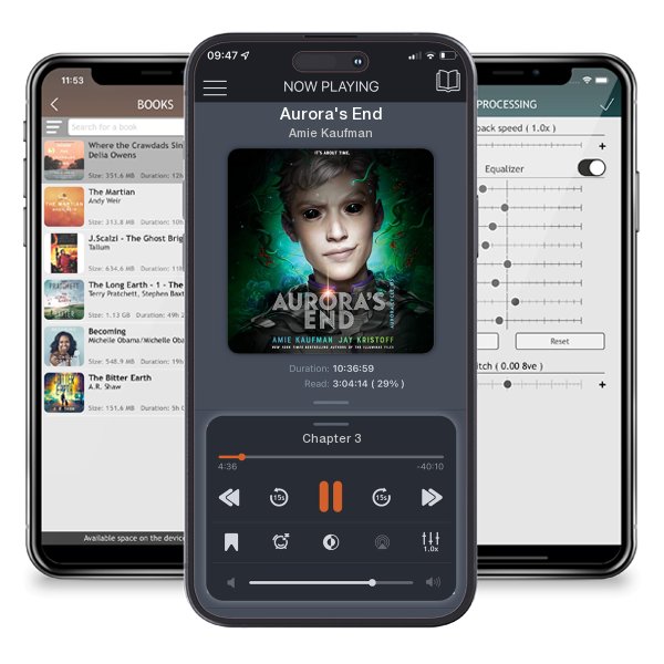 Download fo free audiobook Aurora's End by Amie Kaufman and listen anywhere on your iOS devices in the ListenBook app.